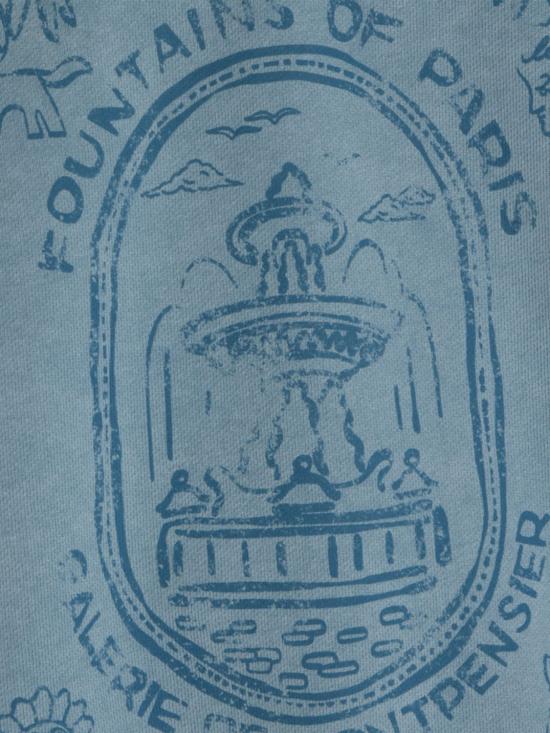 26SS 메종키츠네 긴팔 티셔츠 QM00306KM0341 0505 Blue - MAISON KITSUNE