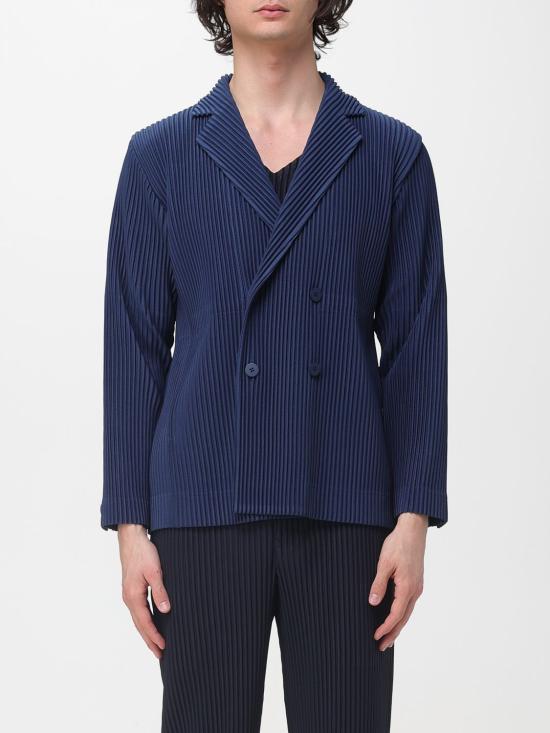 26SS 옴므 플리세 이세이 미야케 자켓 HP66JD150 76 Blue