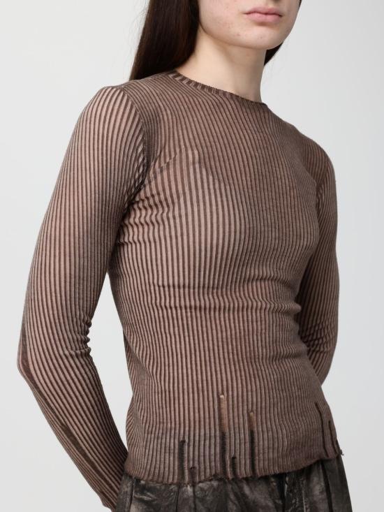 26SS 우마 왕 긴팔 티셔츠 UK7114 UW600 Dark - UMA WANG