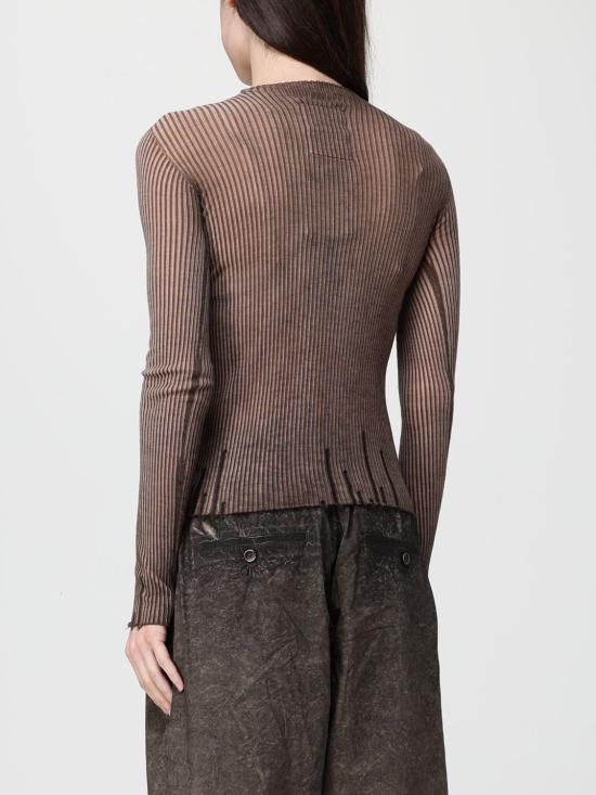 26SS 우마 왕 긴팔 티셔츠 UK7114 UW600 Dark - UMA WANG