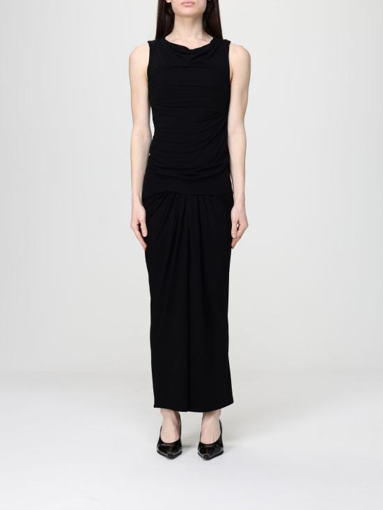 26SS 엔타이어 스튜디오 롱 원피스 ESSS26DR01243 0015 Black