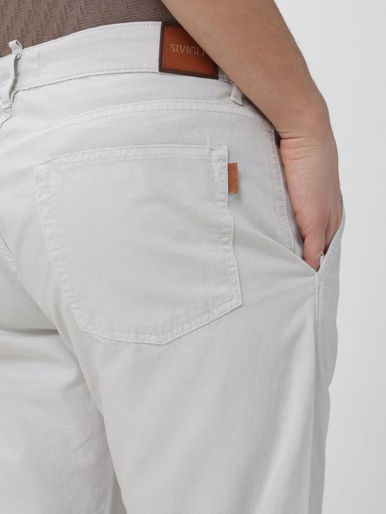 26SS 시빌리아 스트레이트 팬츠 SVM020Z3C026018PXB T0454 Grey - SIVIGILA