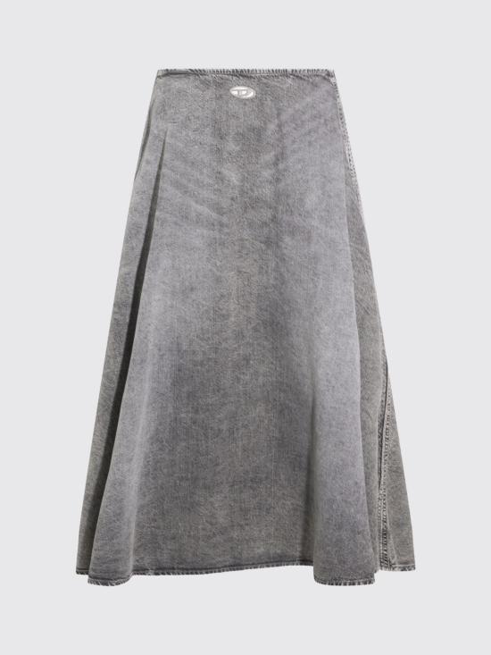 26SS 디젤 데님 스커트 A20224068UM 02 Grey - DIESEL
