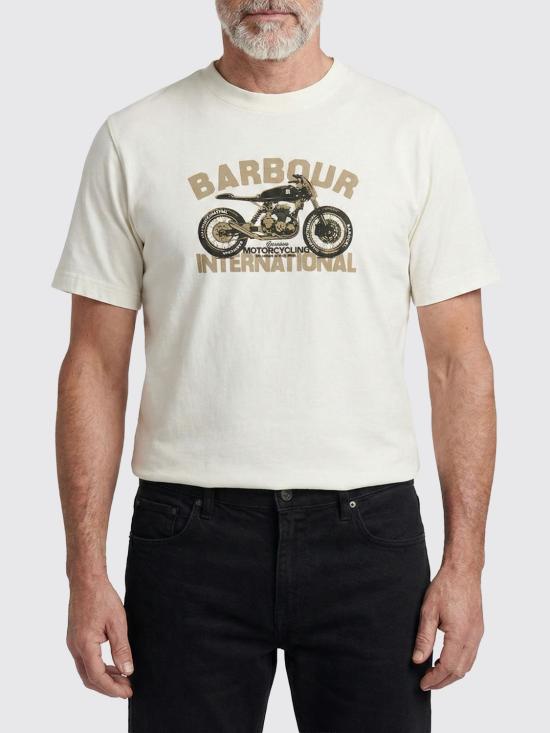 26SS 바버 반팔 티셔츠 MTS1591 WH32 White