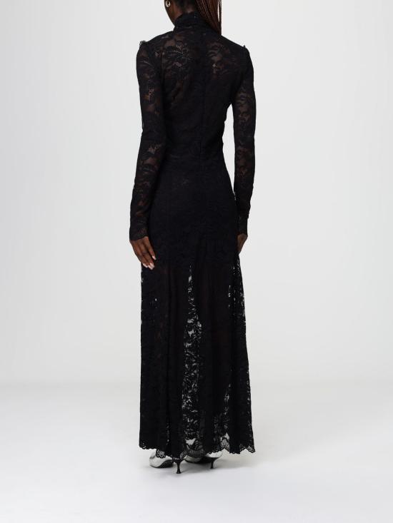 26SS 파코라반 롱 원피스 26PJRO233PA0170 P001 Black - PACO RABANNE