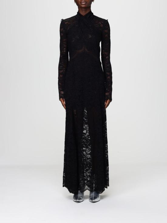 26SS 파코라반 롱 원피스 26PJRO233PA0170 P001 Black