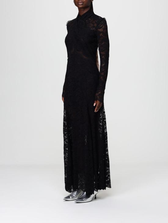 26SS 파코라반 롱 원피스 26PJRO233PA0170 P001 Black - PACO RABANNE