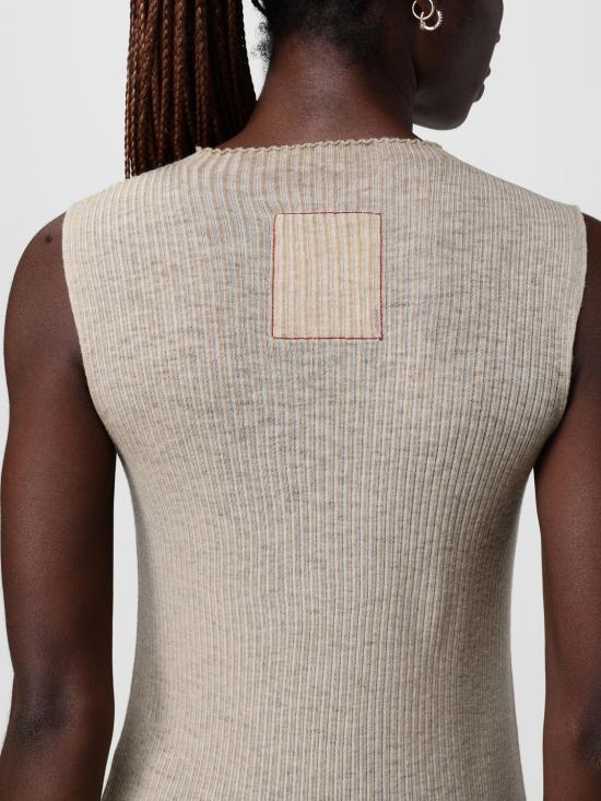 26SS 우마 왕 민소매 티셔츠 UK7112 UW200 Earth - UMA WANG