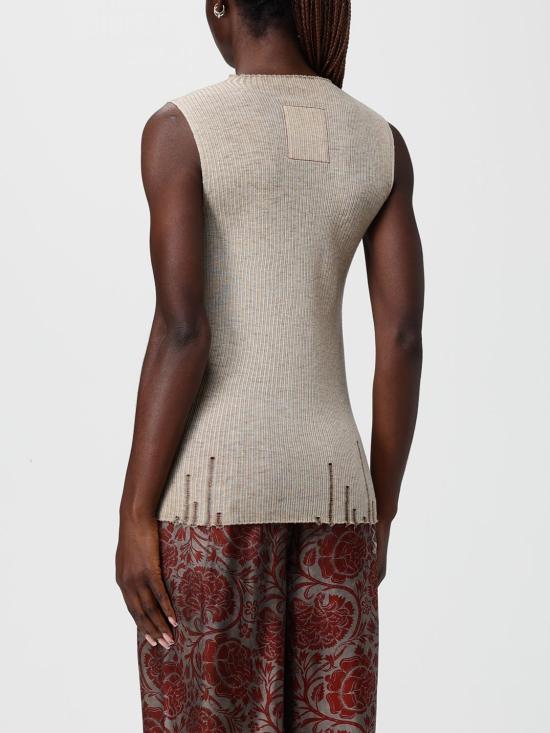 26SS 우마 왕 민소매 티셔츠 UK7112 UW200 Earth - UMA WANG