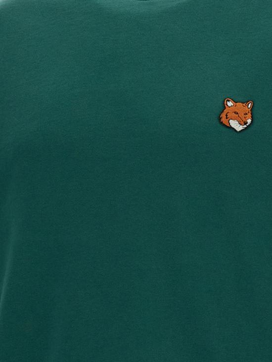 26SS 메종키츠네 폭스 헤드 레귤러 폴로 티셔츠 PM00303KM0340 P399 Green - MAISON KITSUNE