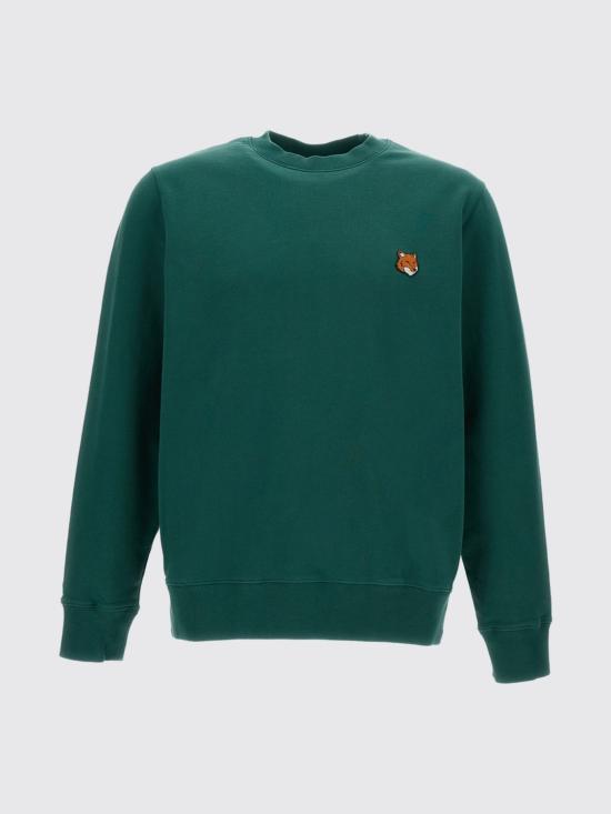 26SS 메종키츠네 폭스 헤드 레귤러 폴로 티셔츠 PM00303KM0340 P399 Green - MAISON KITSUNE