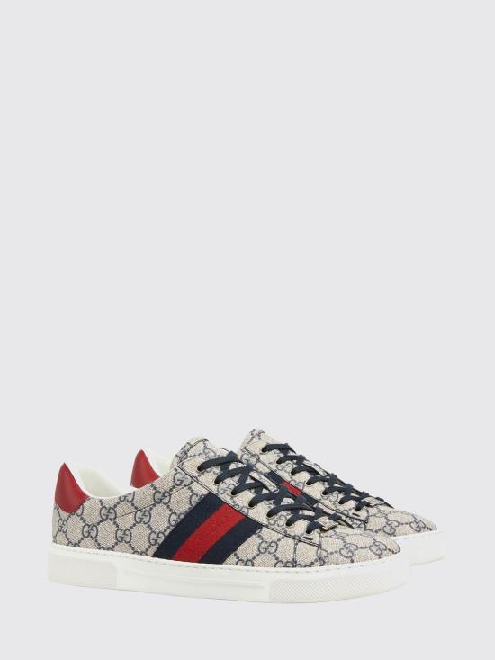 26SS 구찌 에이스 웹 스니커즈 760775FACMZ 4049 Red - GUCCI