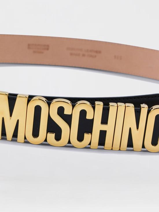 26SS 모스키노 가죽 벨트 0PP0OFD90 0A Black - MOSCHINO