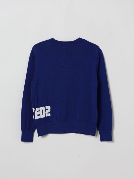 26SS [키즈] 디스퀘어드2 풀오버 DQ3242D0ACT DQ865 Blue - DSQUARED2