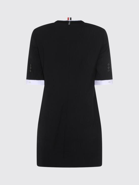 26SS 톰브라운 롱 원피스 FDSF33E06455 001 Black - THOM BROWNE