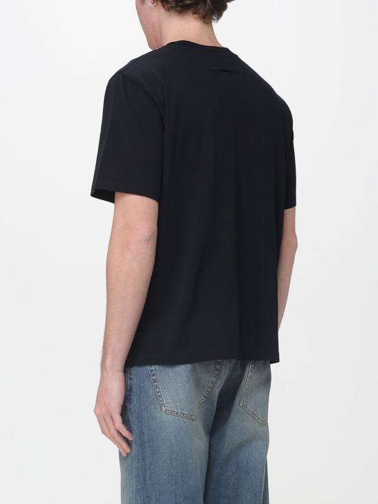 26SS MM6 메종마르지엘라 라벨 패치 티셔츠 SH0GC0069S24311 900 Black - MM6 MAISON MARGIELA