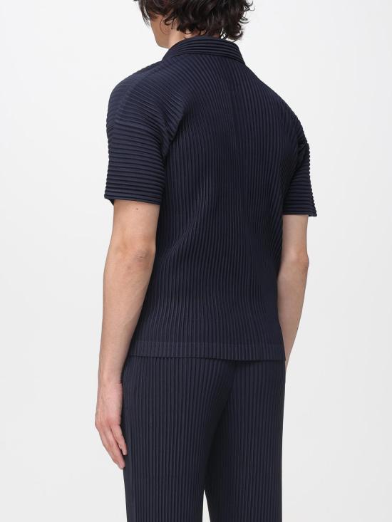26SS 옴므 플리세 이세이 미야케 폴로 티셔츠 HP66JM530 75 Blue - HOMME PLISSE' ISSEY MIYAKE