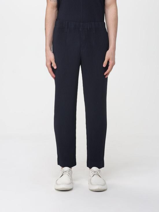 26SS 옴므 플리세 이세이 미야케 스트레이트 팬츠 HP66JF550 75 Blue