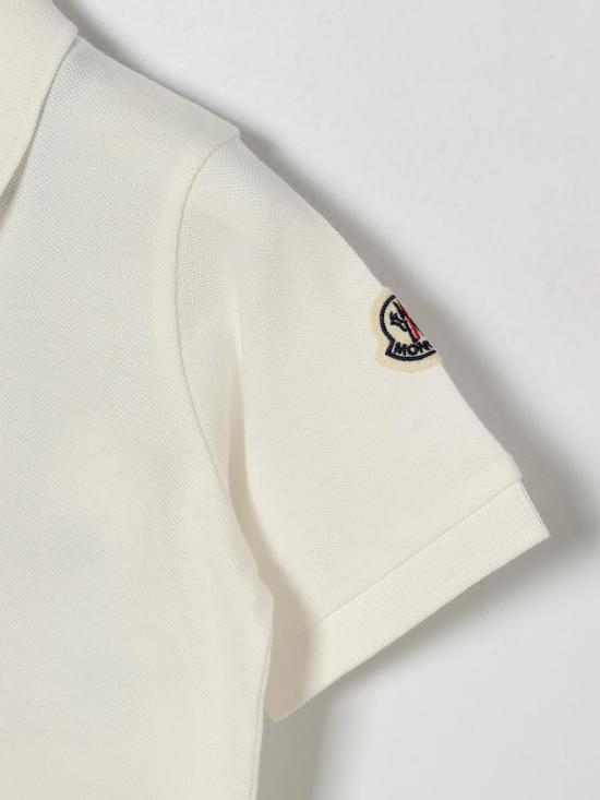 26SS [키즈] 몽클레어 폴로 셔츠 8A000028496W 034 White - MONCLER