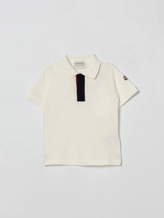 26SS [키즈] 몽클레어 폴로 셔츠 8A000028496W 034 White