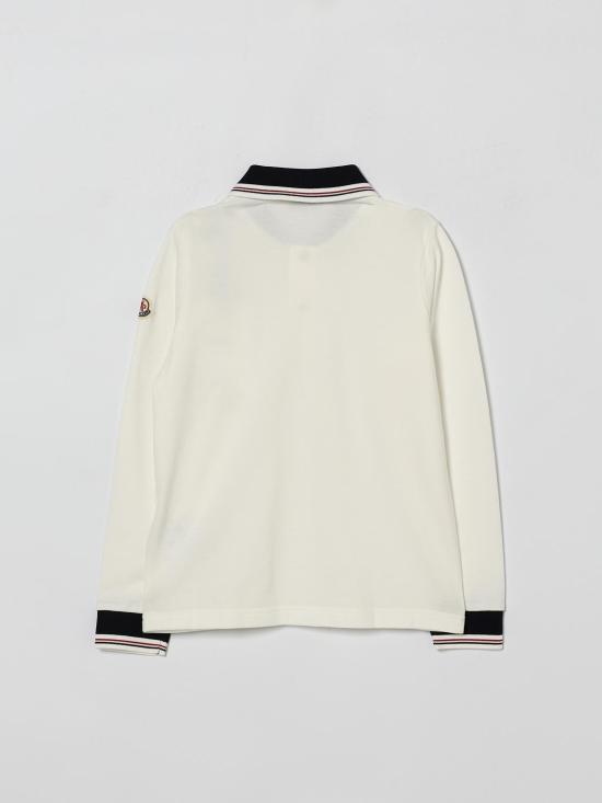 26SS [키즈] 몽클레어 폴로 셔츠 8B000018496W 034 White - MONCLER