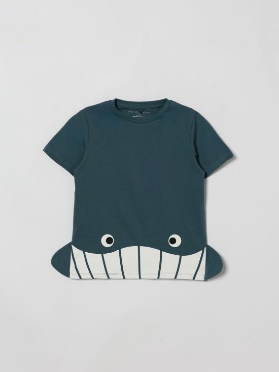 26SS [키즈] 스텔라 맥카트니 티셔츠 TY8Q21Z0434 642 Blue