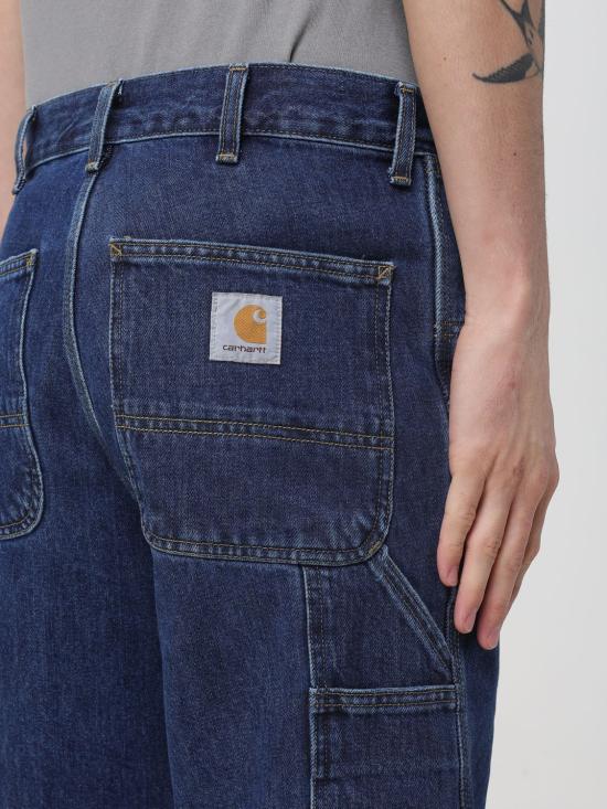 26SS 칼하트 WIP 스미스 데님 싱글 니 쇼츠 I032026 0106 Blue - CARHARTT WIP