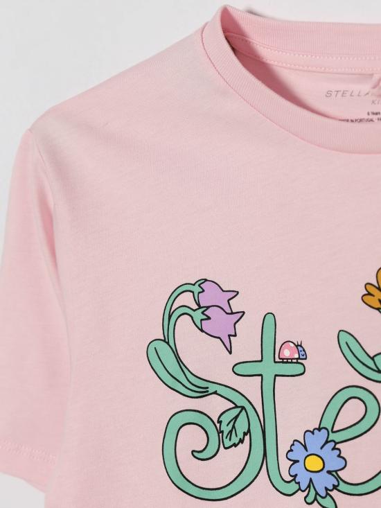 26SS [키즈] 스텔라 맥카트니 티셔츠 TY8A31Z0434 51R Pink - STELLA MCCARTNEY