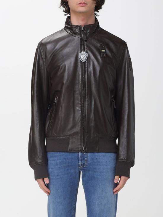 26SS 블라우어 가죽 자켓 26SBLUL02441007515 392 Coffee