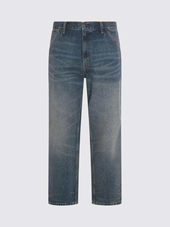 26SS 칼하트 WIP 스미스 데님 싱글 니 팬츠 I032024 014Q Blue 1 - CARHARTT WIP