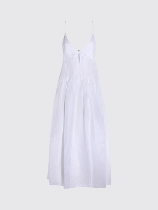 26SS 토리버치 롱 원피스 181157 100 White - TORY BURCH