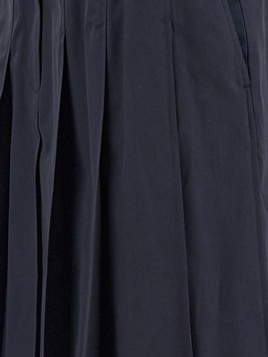 26SS 톰브라운 코튼 수트 플리츠 스커트 FGCA40UF1063 415 Blue - THOM BROWNE