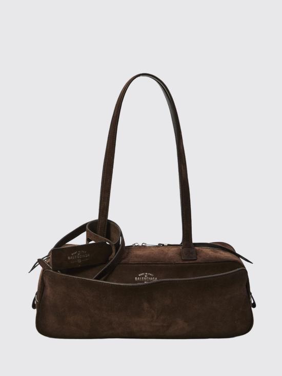 26SS 발렌시아가 캐리 볼링백 스몰 8329202AB9G 2308 Brown