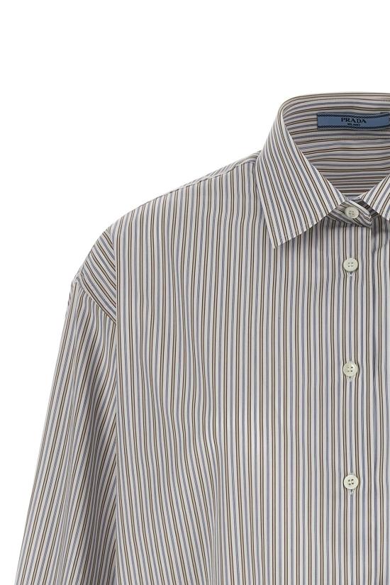 26SS 프라다 셔츠 P493IR18RGF0S4M S OOO Brown - PRADA