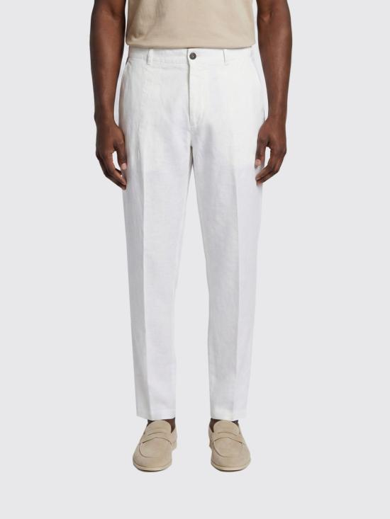 26SS 일레븐티 스트레이트 팬츠 M75PANM01TET0M019 01 White