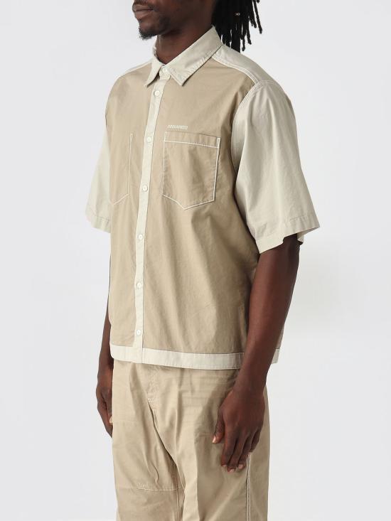 26SS 디스퀘어드2 반팔 셔츠 S74DM0971S35175 801 Cream - DSQUARED2