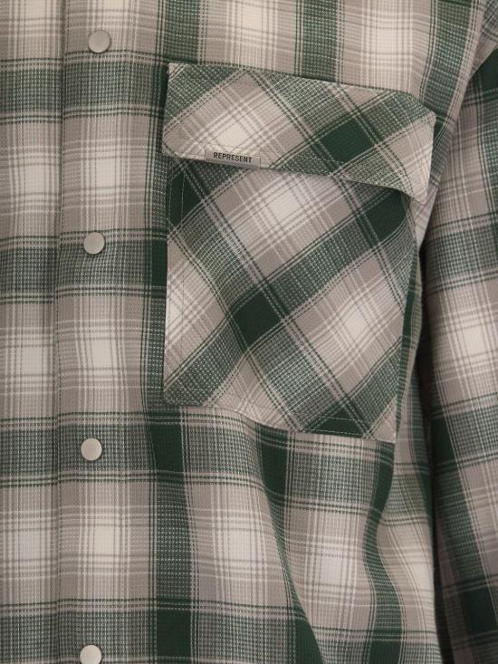 26SS 리프레젠트 긴팔 셔츠 MLM100777 039 Green - REPRESENT