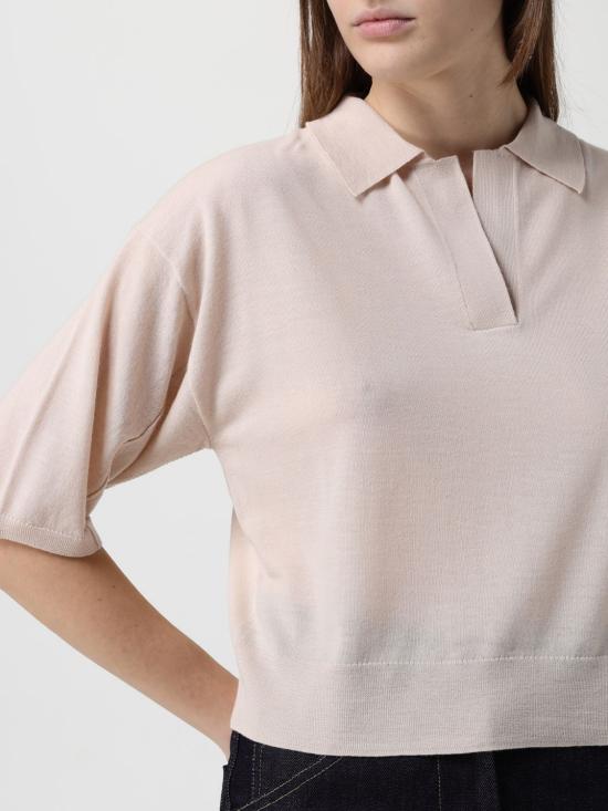 26SS 쉐르 폴로 티셔츠 PUL1606ELTON ROS13 Blush Pink - SOEUR