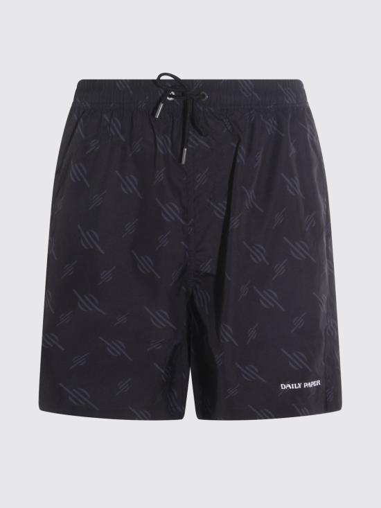 26SS 데일리 페이퍼 스윔팬츠 2610043 WHITE Black - DAILY PAPER