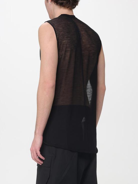 26SS 릭 오웬스 반팔 티셔츠 RU01F2151JWR 09 Black - RICK OWENS