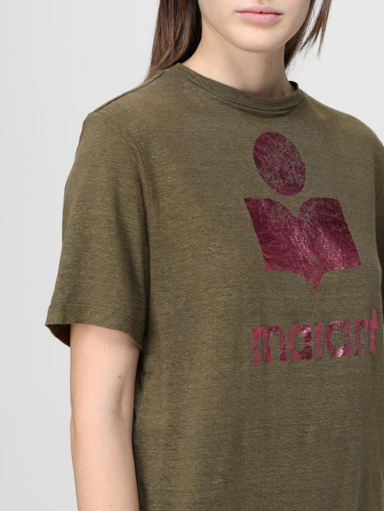 26SS 이자벨마랑에뚜왈 반팔 티셔츠 TS0001FBA1N10E 3Y5UI Green - ISABEL MARANT ETOILE