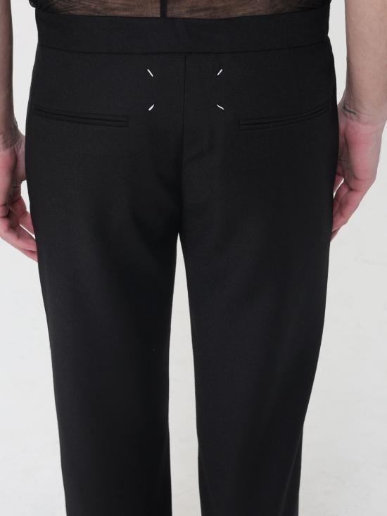 26SS 마르지엘라 스트레이트 팬츠 S50KA0388S47782 900 Black - MAISON MARGIELA