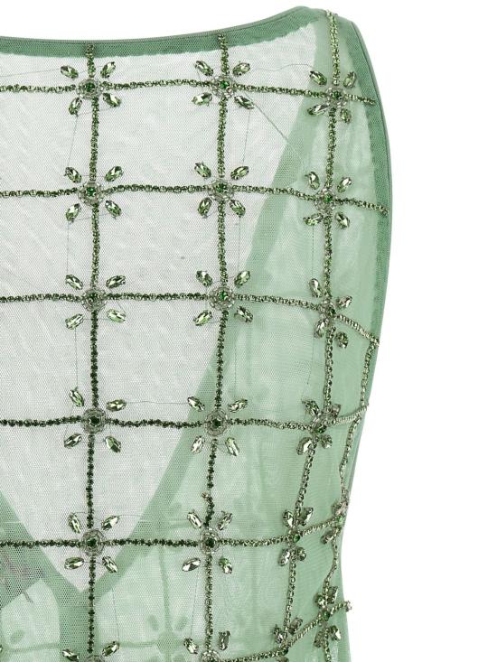 26SS 핑코 긴팔 티셔츠 106437 A32BT14 Verde salvia - PINKO