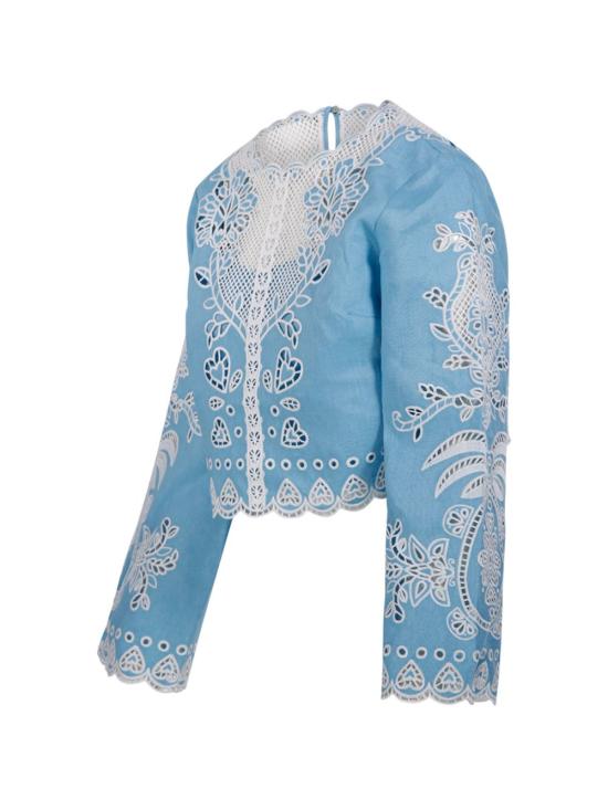 26SS 팜 리오 블라우스 349649 L0003 Blue - FARM RIO