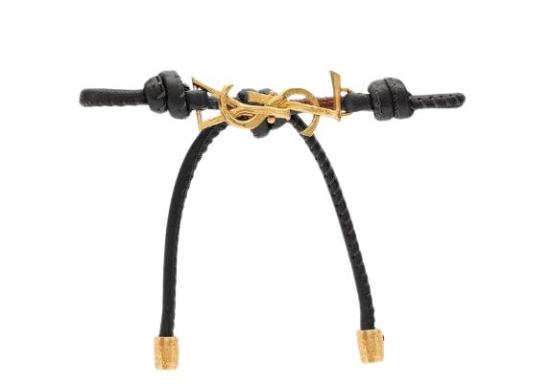 26SS 생로랑 팔찌 861459 AAF9R1000 Black