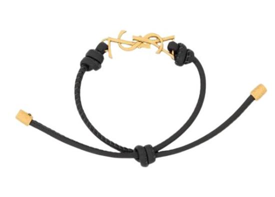 26SS 생로랑 팔찌 861459 AAF9R1000 Black - SAINT LAURENT