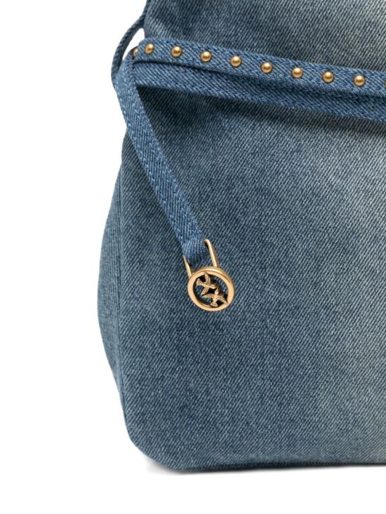 26SS 핑코 숄더백 105903 A31GPJDQ Denim oro - PINKO