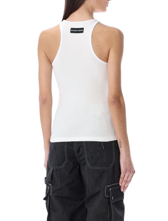 26SS 마린세르 민소매 티셔츠 WTT014ACJER0011 WH10 Bianco - MARINE SERRE