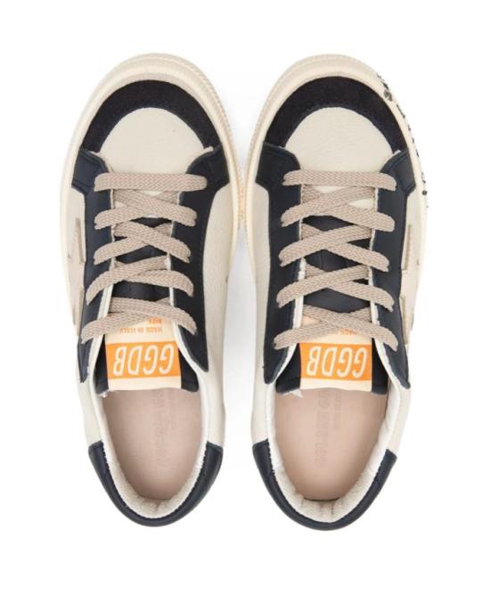 26SS [키즈] 골든구스 스니커즈 GYF00496 F008058 15865 Dirty white dark - GOLDEN GOOSE