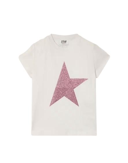 26SS [키즈] 골든구스 티셔츠 GKP01273 P002486 11560 White